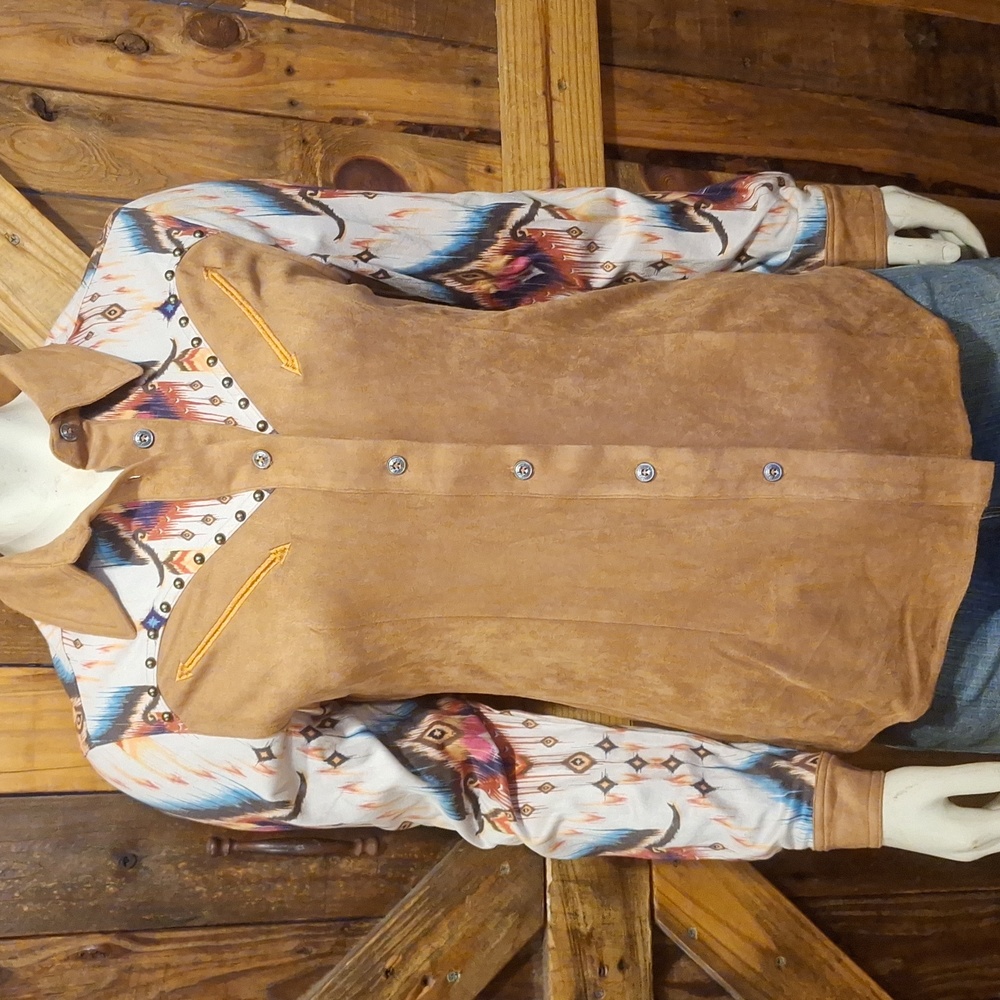 💫 NWT Montana West Long Sleeve Shirt with Fringe